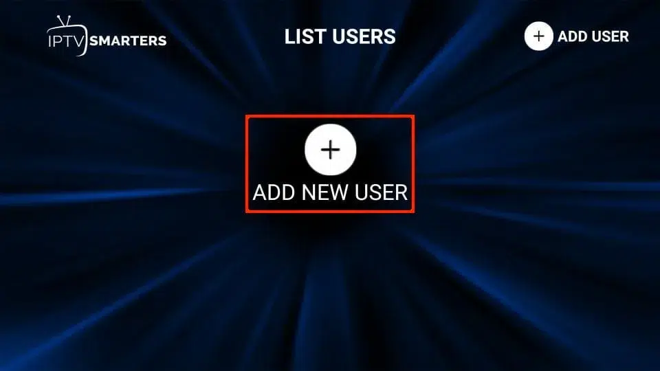 select add new user